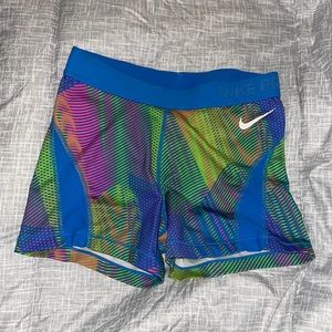 nike pro spandex shorts